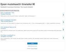 Tablet Screenshot of epson-mustekasetti.blogspot.com