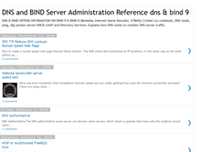 Tablet Screenshot of dnsandbind.blogspot.com