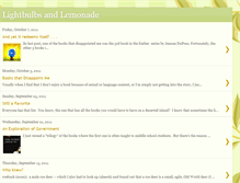 Tablet Screenshot of lightbulbsandlemonade.blogspot.com