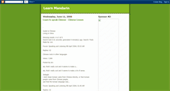 Desktop Screenshot of learnmandarin1215.blogspot.com