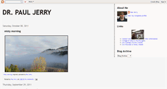 Desktop Screenshot of drpauljerry.blogspot.com