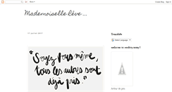 Desktop Screenshot of mademoiselled-moi.blogspot.com