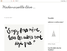 Tablet Screenshot of mademoiselled-moi.blogspot.com