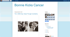 Desktop Screenshot of bonniekickedcancer.blogspot.com