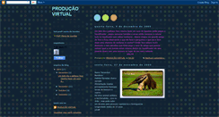 Desktop Screenshot of producaovirtual2010.blogspot.com