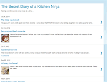 Tablet Screenshot of kitchenninjadiaries.blogspot.com