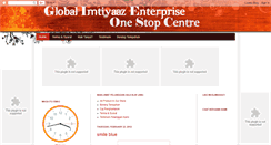 Desktop Screenshot of globalimtiyaz.blogspot.com