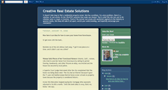 Desktop Screenshot of creativerealestatesolutions.blogspot.com