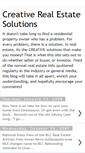 Mobile Screenshot of creativerealestatesolutions.blogspot.com