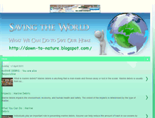 Tablet Screenshot of down-to-nature.blogspot.com