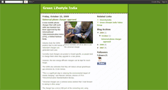 Desktop Screenshot of greenlifestyleindia.blogspot.com
