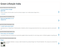 Tablet Screenshot of greenlifestyleindia.blogspot.com