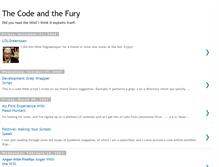 Tablet Screenshot of codeandfury.blogspot.com