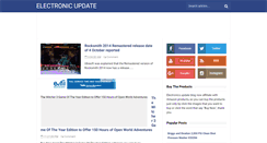 Desktop Screenshot of electronic-update.blogspot.com