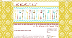 Desktop Screenshot of mycookbooknook.blogspot.com