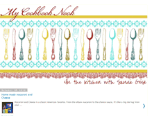 Tablet Screenshot of mycookbooknook.blogspot.com