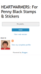 Mobile Screenshot of heartwarmersforpennyblack.blogspot.com