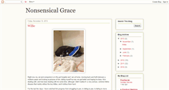 Desktop Screenshot of nonsensicalgrace.blogspot.com
