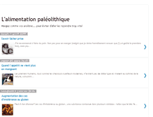 Tablet Screenshot of alimentationpaleo.blogspot.com