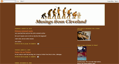 Desktop Screenshot of musingsfromcleveland.blogspot.com