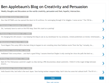 Tablet Screenshot of benapplebaum.blogspot.com