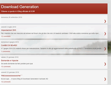 Tablet Screenshot of downloadgenerationspace.blogspot.com