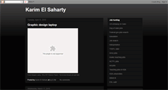 Desktop Screenshot of karimelsaharty.blogspot.com