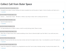 Tablet Screenshot of collectcallfromouterspace.blogspot.com