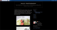 Desktop Screenshot of haleyphotography.blogspot.com