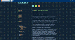 Desktop Screenshot of hellomedtech.blogspot.com