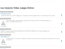 Tablet Screenshot of losmejoresvideojuegosonline.blogspot.com