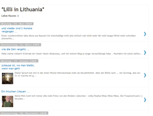 Tablet Screenshot of lilli-in-kaunas.blogspot.com