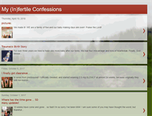 Tablet Screenshot of myinfertileconfessions.blogspot.com