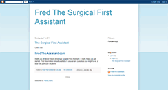 Desktop Screenshot of fredtheassistant.blogspot.com