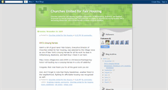 Desktop Screenshot of churchesunitedforfairhousing.blogspot.com