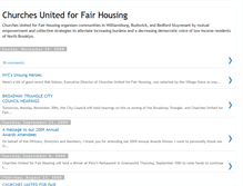 Tablet Screenshot of churchesunitedforfairhousing.blogspot.com