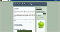 Desktop Screenshot of mrmcdowellclassroomblog.blogspot.com