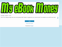 Tablet Screenshot of myebookmoney.blogspot.com