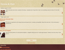 Tablet Screenshot of hennahairblog.blogspot.com