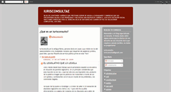 Desktop Screenshot of iurisconsultae.blogspot.com