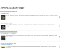 Tablet Screenshot of motoryzacjasamochodypl.blogspot.com