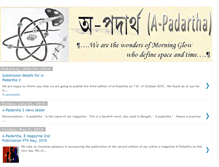 Tablet Screenshot of apadartha-online-magazine.blogspot.com