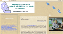 Desktop Screenshot of caminosdeconvivencia.blogspot.com