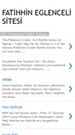 Mobile Screenshot of fatihmetinturan.blogspot.com