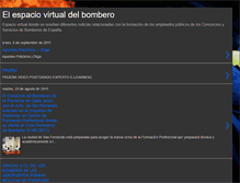 Tablet Screenshot of elespaciovirtualdelbombero.blogspot.com