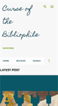 Mobile Screenshot of curseofthebibliophile.blogspot.com