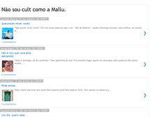 Tablet Screenshot of naosoucultcomoamallu.blogspot.com