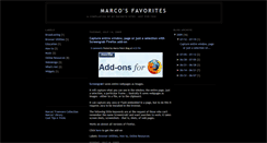 Desktop Screenshot of marcosfavorites.blogspot.com