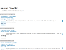 Tablet Screenshot of marcosfavorites.blogspot.com