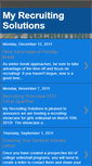 Mobile Screenshot of myrecruitingsolutions.blogspot.com